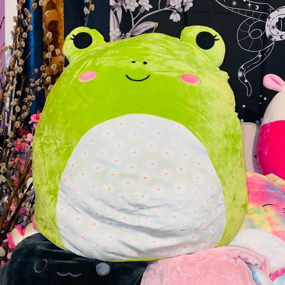 Squishmallows Toys Squishmallow Flower Belly Wendy The Frog 6